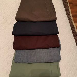 4 Banana Republic Aiden and other BR Chinos and 1 Dockers Pants Lot